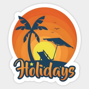 Holidays Sticker